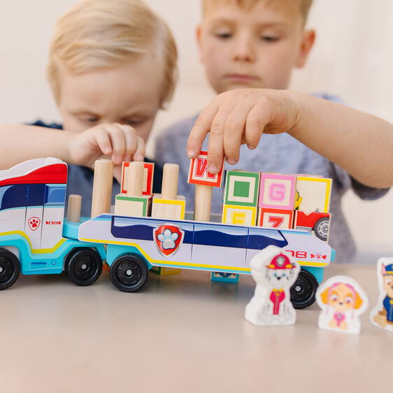 Melissa & Doug Paw Patrol - ABC Wooden Block Truck