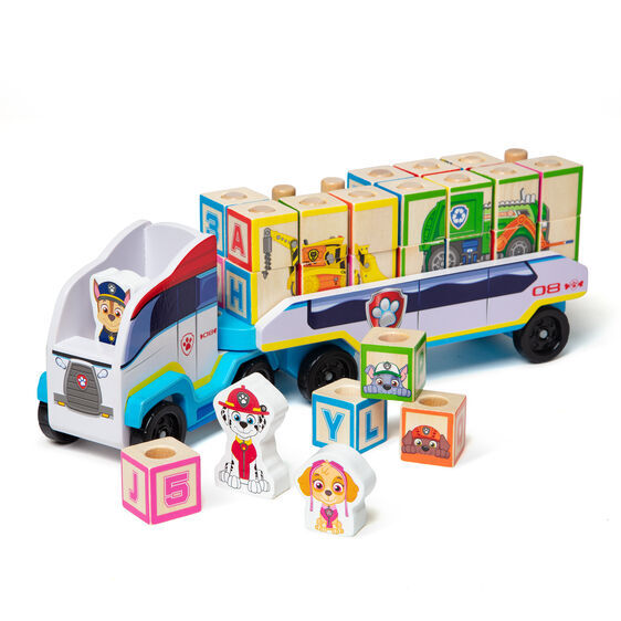 Melissa & Doug Paw Patrol - ABC Wooden Block Truck