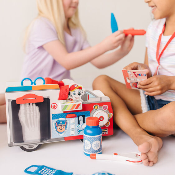 Melissa & Doug Paw Patrol - Marshall Wooden Rescue Caddy