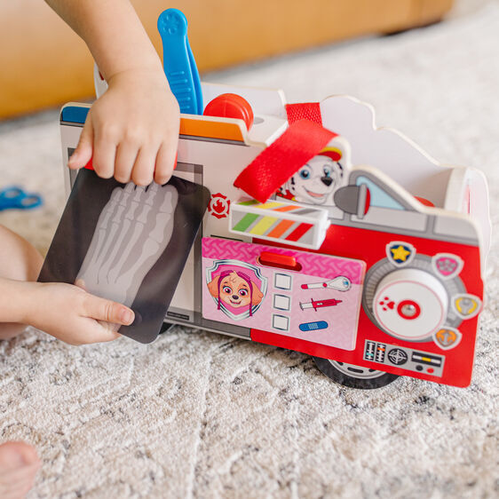 Melissa & Doug Paw Patrol - Marshall Wooden Rescue Caddy