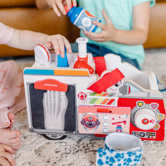 Melissa & Doug Paw Patrol - Marshall Wooden Rescue Caddy