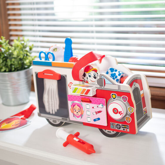 Melissa & Doug Paw Patrol - Marshall Wooden Rescue Caddy