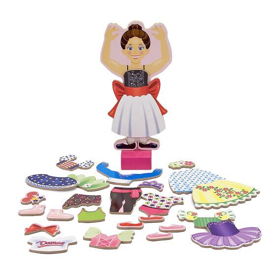 Melissa & Doug Magnetic Dress-Up Set - Nina Ballerina
