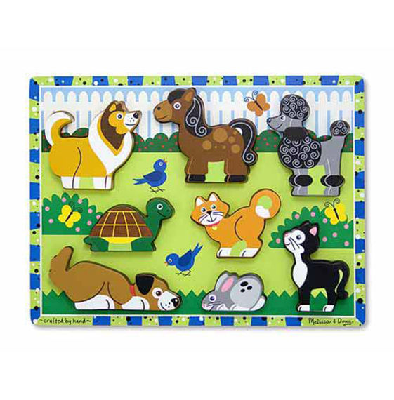 Melissa & Doug Chunky Puzzle - Pets 8pc
