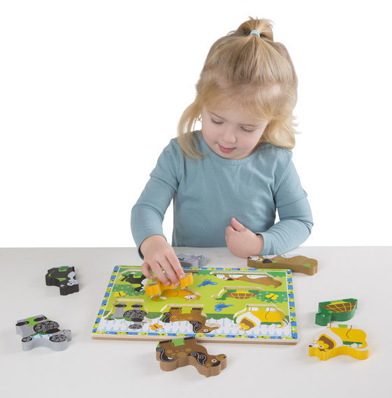 Melissa & Doug Chunky Puzzle - Pets 8pc