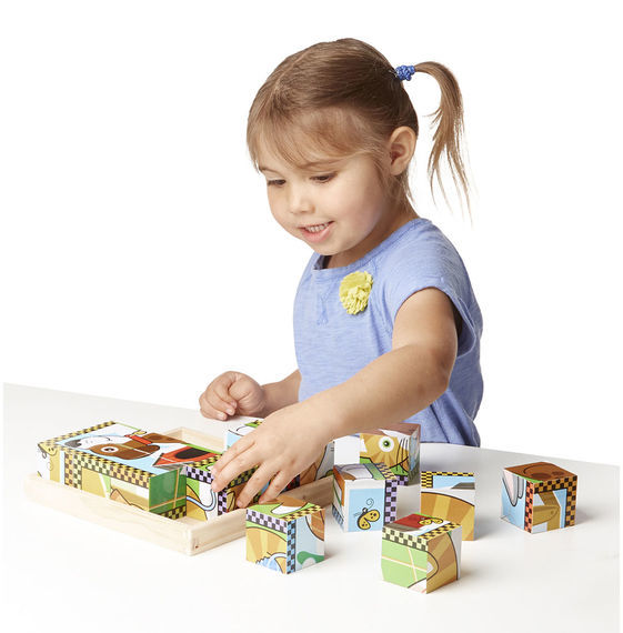Melissa & Doug Cube Puzzle - Pets 16pc