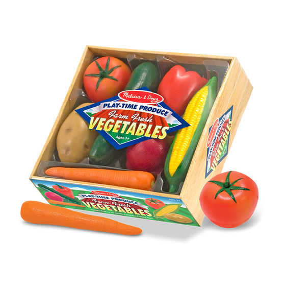 Melissa & Doug Kitchen Play - Play-Time Produce Farm Fresh Vegetables