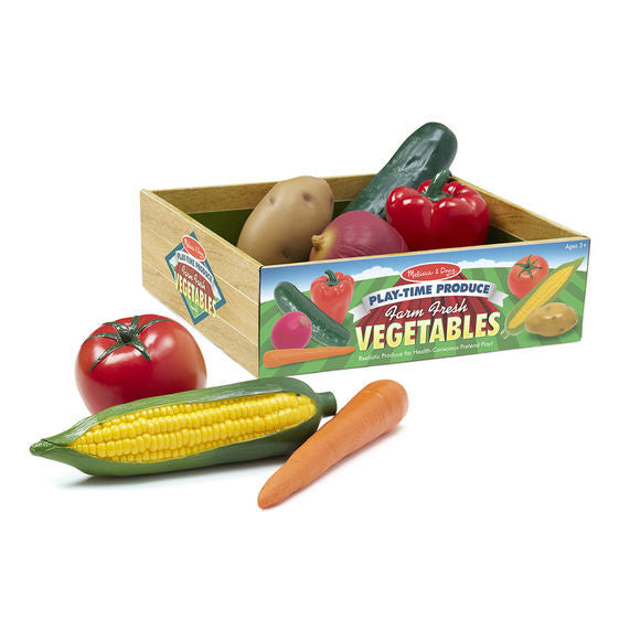 Melissa & Doug Kitchen Play - Play-Time Produce Farm Fresh Vegetables