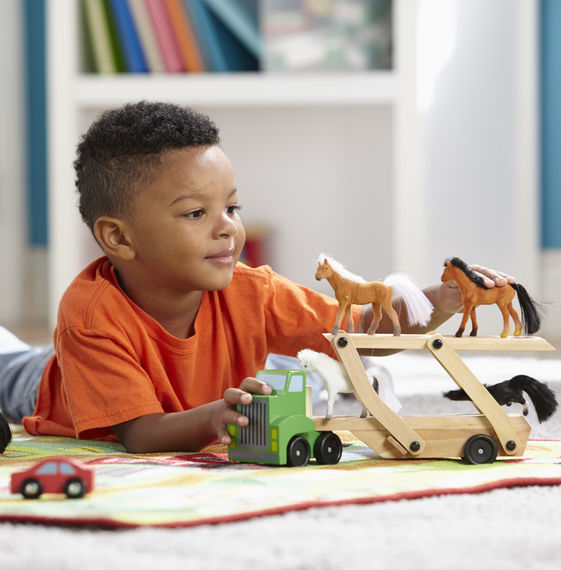 Melissa & Doug Classic Toy - Car Carrier