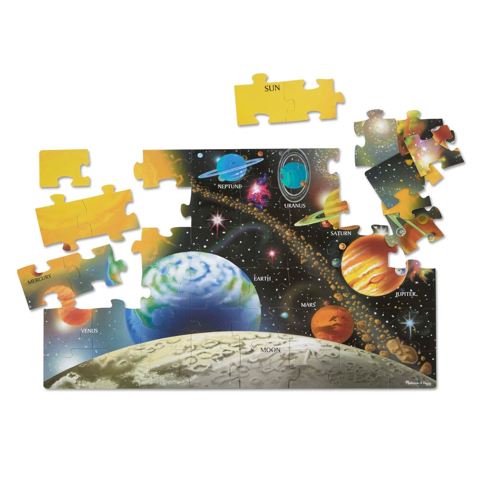 Melissa & Doug Floor Puzzle - Solar System 48pc