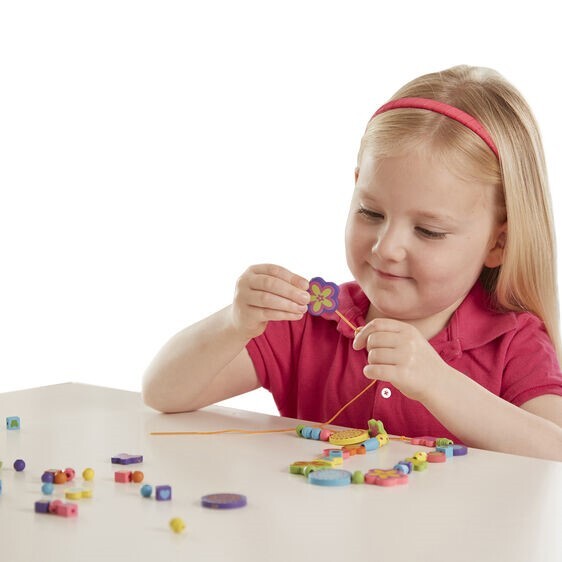 Melissa & Doug Created by Me! - Wooden Bouquet Bead Kit