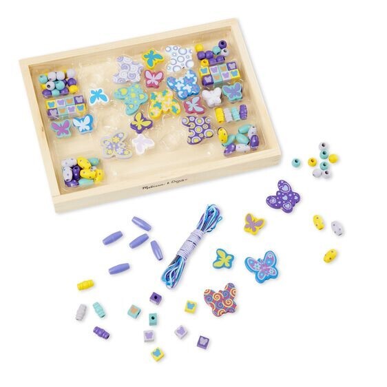 Melissa & Doug Created by Me! - Wooden Butterfly Friends Bead Kit