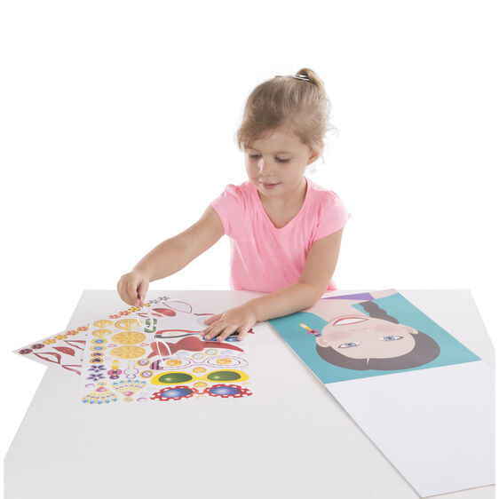 Melissa & Doug Sticker Pad Make-a-Face - Fashion Faces