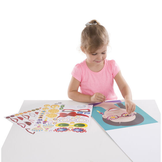 Melissa & Doug Sticker Pad Make-a-Face - Fashion Faces
