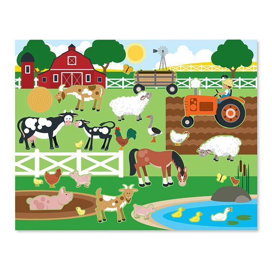 Melissa & Doug Reusable Sticker Pad - Habitats