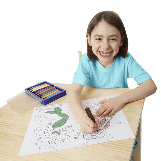 Melissa & Doug Jumbo Colouring Pad - Pink