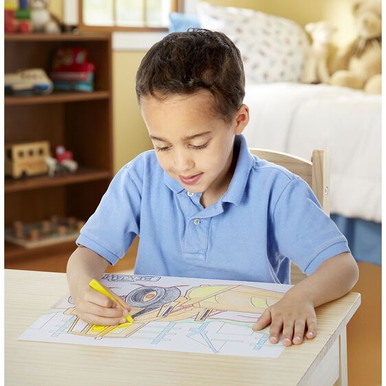 Melissa & Doug Jumbo Colouring Pad - Blue