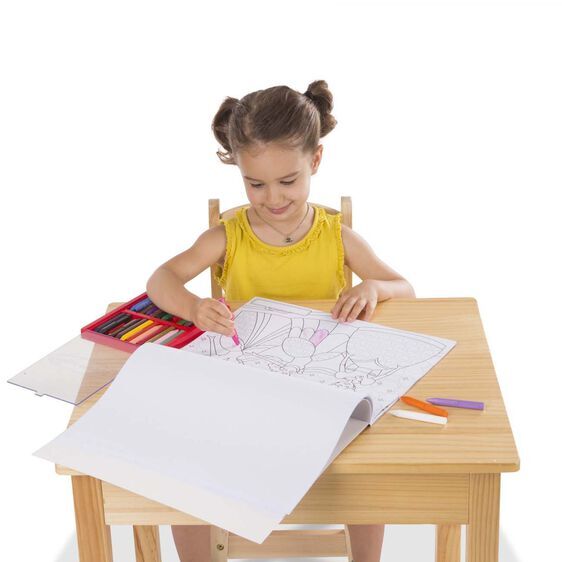 Melissa & Doug Jumbo Colouring Pad - Princess & Fairy