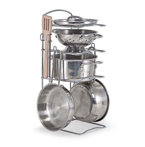 Melissa & Doug Kitchen Play - Pots & Pans Set