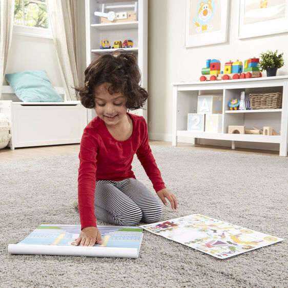 Melissa & Doug Reusable Sticker Pad - Princess Castle