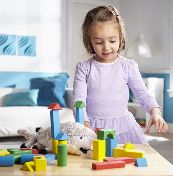 Melissa & Doug Classic Toy - 100 Wood Block Set