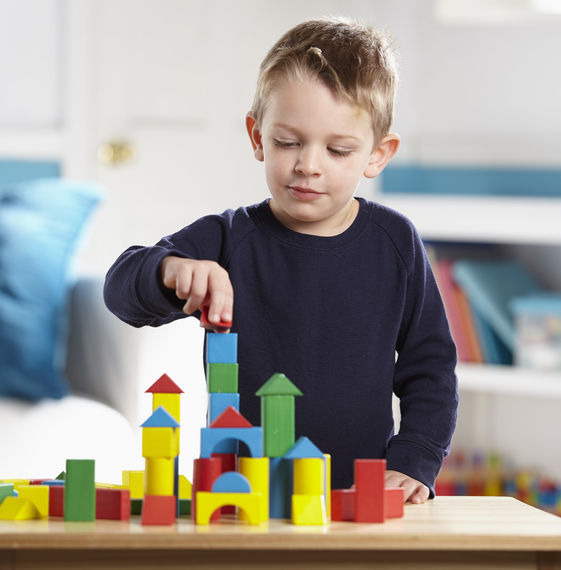 Melissa & Doug Classic Toy - 100 Wood Block Set