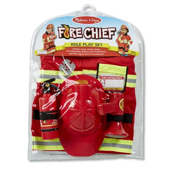 Melissa & Doug Role Play Costume Set - Fire Chief