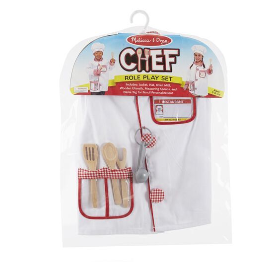 Melissa & Doug Role Play Costume Set - Chef Role