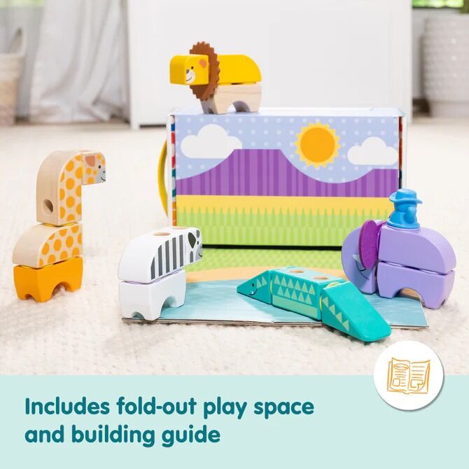 Melissa & Doug - Blockables Safari Play Set