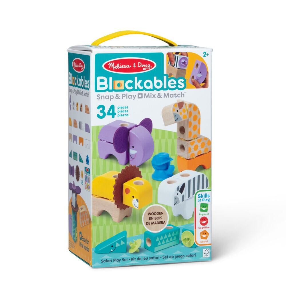 Melissa & Doug - Blockables Safari Play Set