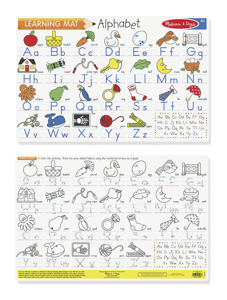 Melissa & Doug Learning Mat - Alphabet