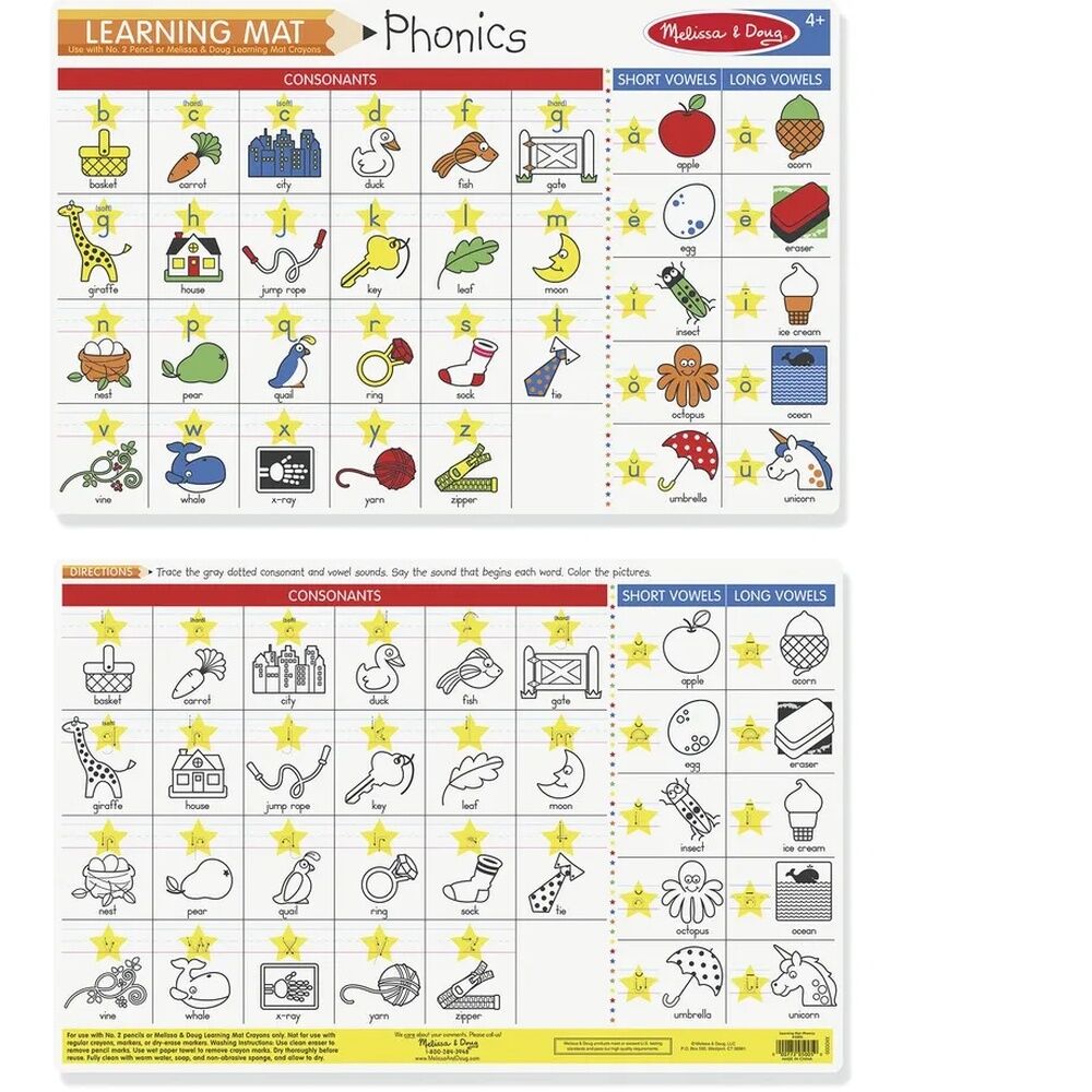 Melissa & Doug Learning Mat - Phonics