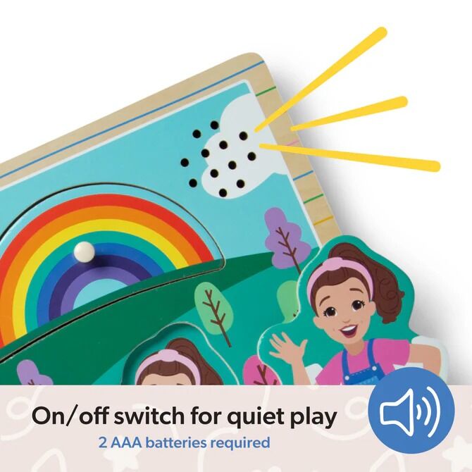 Melissa & Doug - Ms. Rachel Wooden Song Puzzle 6pc