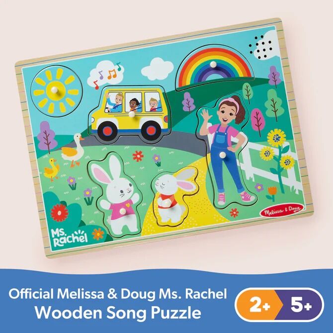 Melissa & Doug - Ms. Rachel Wooden Song Puzzle 6pc