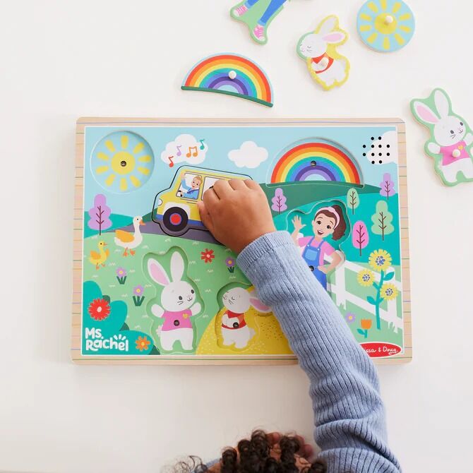 Melissa & Doug - Ms. Rachel Wooden Song Puzzle 6pc