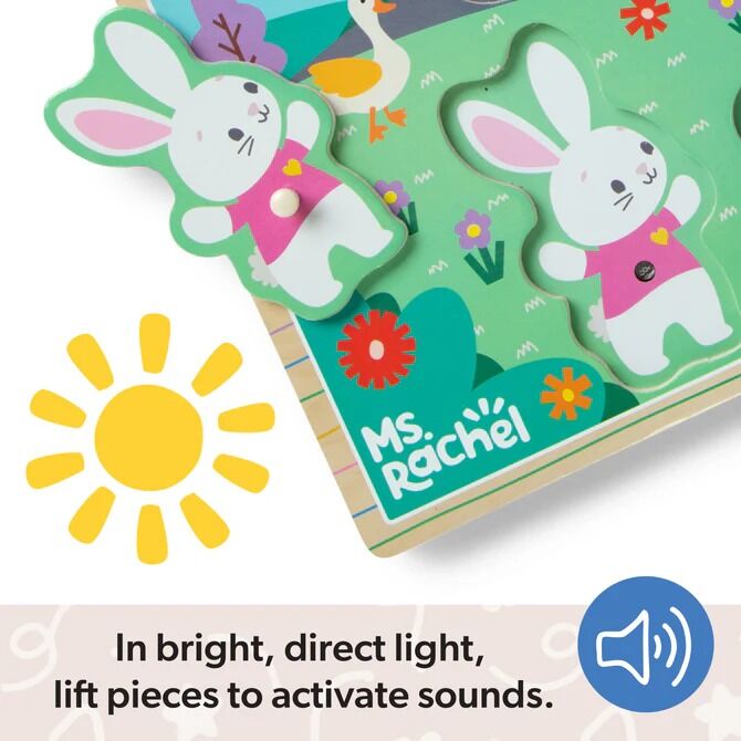 Melissa & Doug - Ms. Rachel Wooden Song Puzzle 6pc