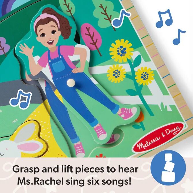 Melissa & Doug - Ms. Rachel Wooden Song Puzzle 6pc