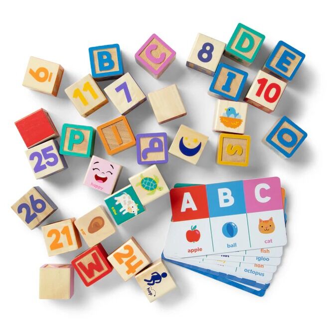 Melissa & Doug - Ms. Rachel Wooden Learning Blocks
