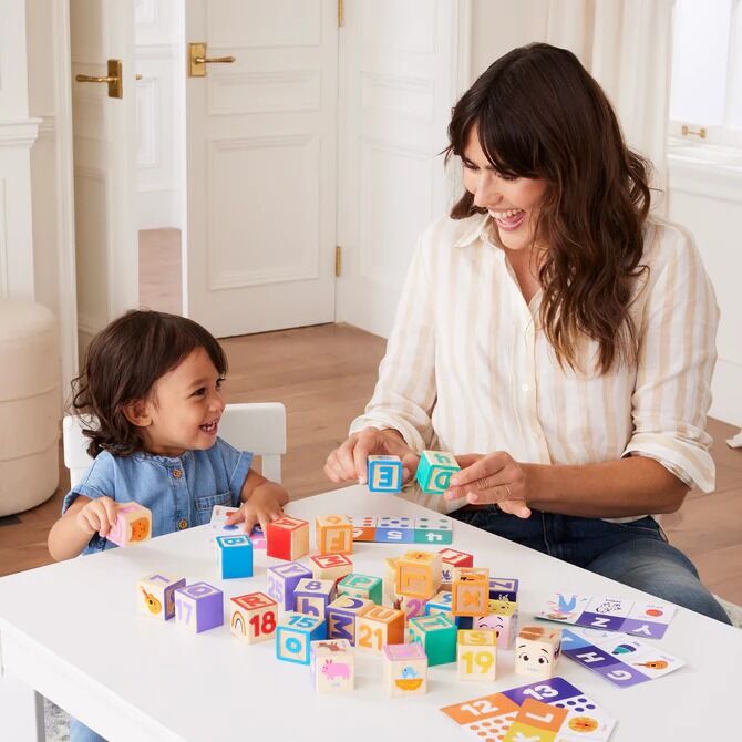 Melissa & Doug - Ms. Rachel Wooden Learning Blocks