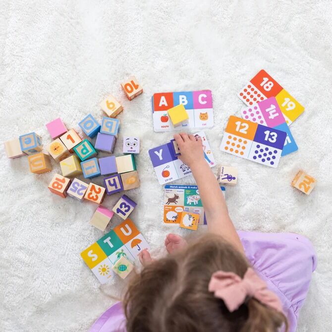Melissa & Doug - Ms. Rachel Wooden Learning Blocks