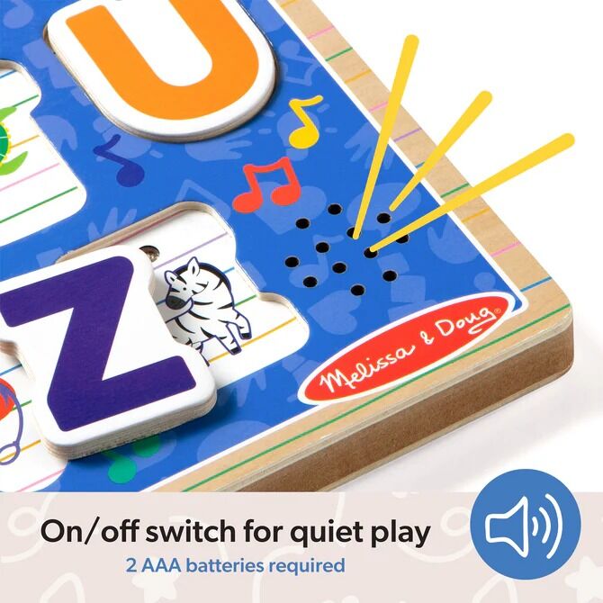 Melissa & Doug - Ms. Rachel Wooden Phonics Alphabet Sound Puzzle 24pc