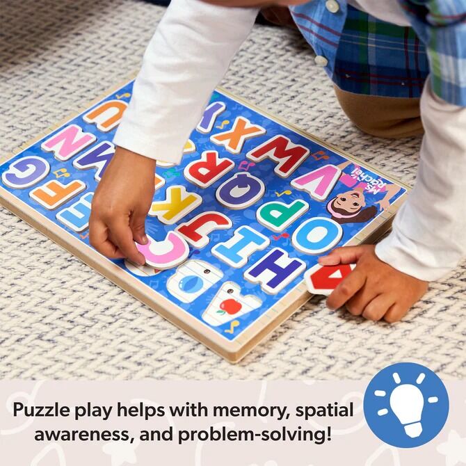 Melissa & Doug - Ms. Rachel Wooden Phonics Alphabet Sound Puzzle 24pc