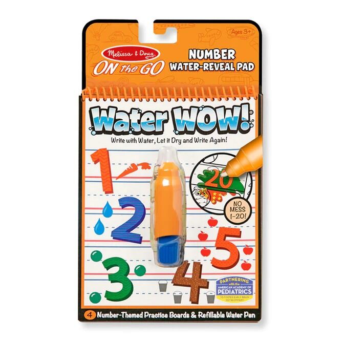Melissa & Doug - Water Wow! Water-Reveal Activity Pad Numbers