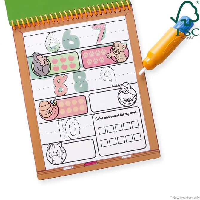 Melissa & Doug - Water Wow! Water-Reveal Activity Pad Numbers