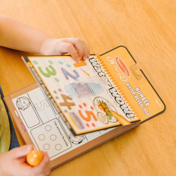 Melissa & Doug - Water Wow! Water-Reveal Activity Pad Numbers