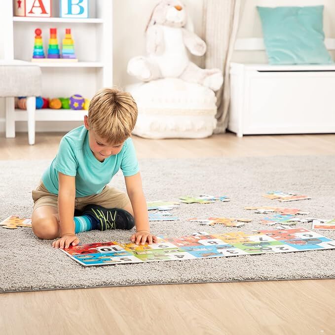 Melissa & Doug Floor Puzzle - Farm Numbers 24pc