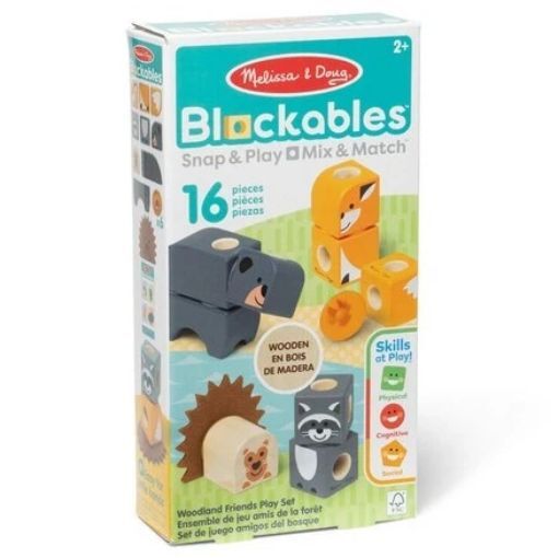 Melissa & Doug - Blockables Woodland Friends Play Set
