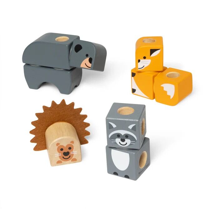 Melissa & Doug - Blockables Woodland Friends Play Set