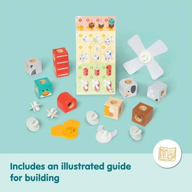 Melissa & Doug - Blockables Farm Friends Play Set