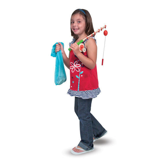 Melissa & Doug Magnetic Learning - Catch & Count Fishing Rod Set